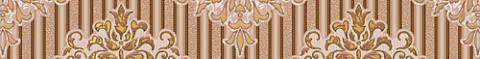 Бордюр VICTORIA Damasco Dorato (Керлайф)